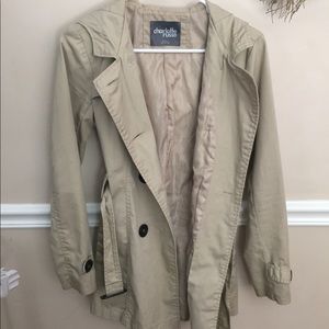 Charlotte Russe Beige Trench Coat 🧥